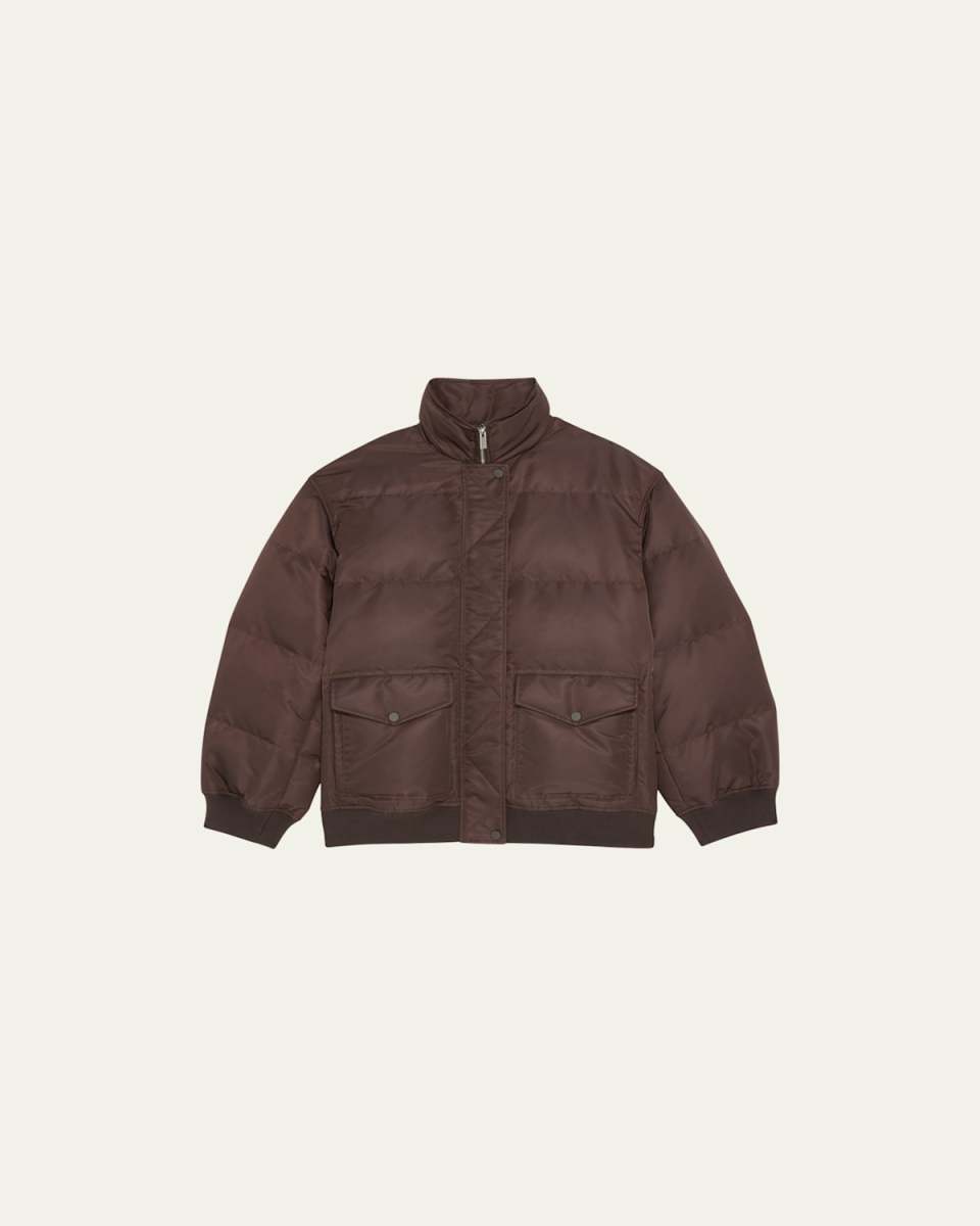 Oversized Quilted Puffer Down Jacket